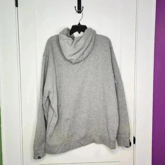 Nike Classic Heathered Gray DON'T SWEAT MY SWAG 3XL Hoodie Sweatshirt Logo - Picture 2 of 6